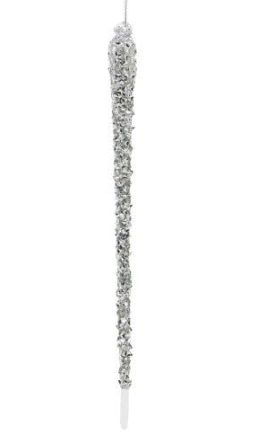 10" Beaded Icicle by Jim Marvin 10pc - Holiday Warehouse
