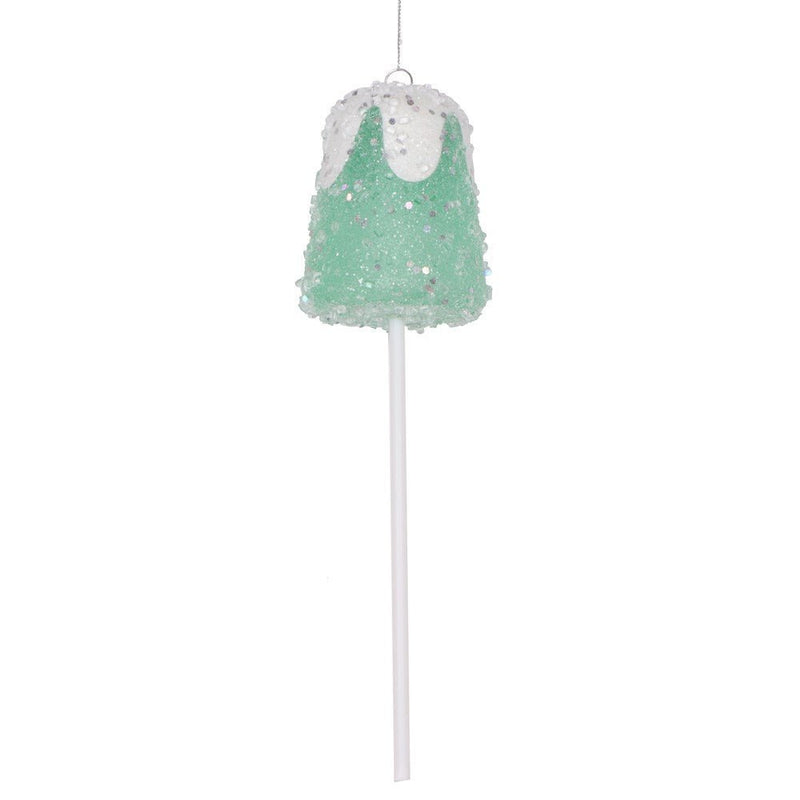 10" Green Gumdrop Lollipop Ornament 10pc - Holiday Warehouse