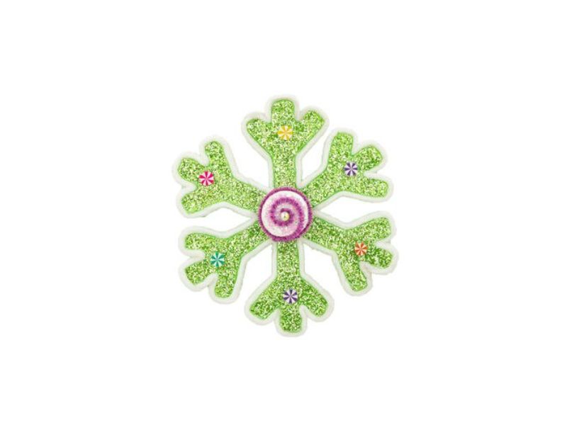 10" Small Green Candy Snowflake