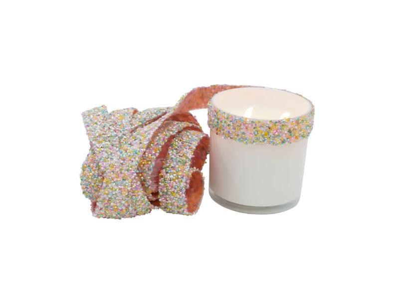 1" X 10' Multi Sprinkles Ornamate Ribbon - Holiday Warehouse