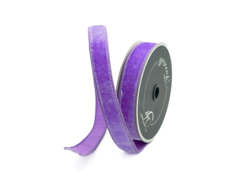 1" X 10 Yds Lilac Velvet Ribbon - Holiday Warehouse