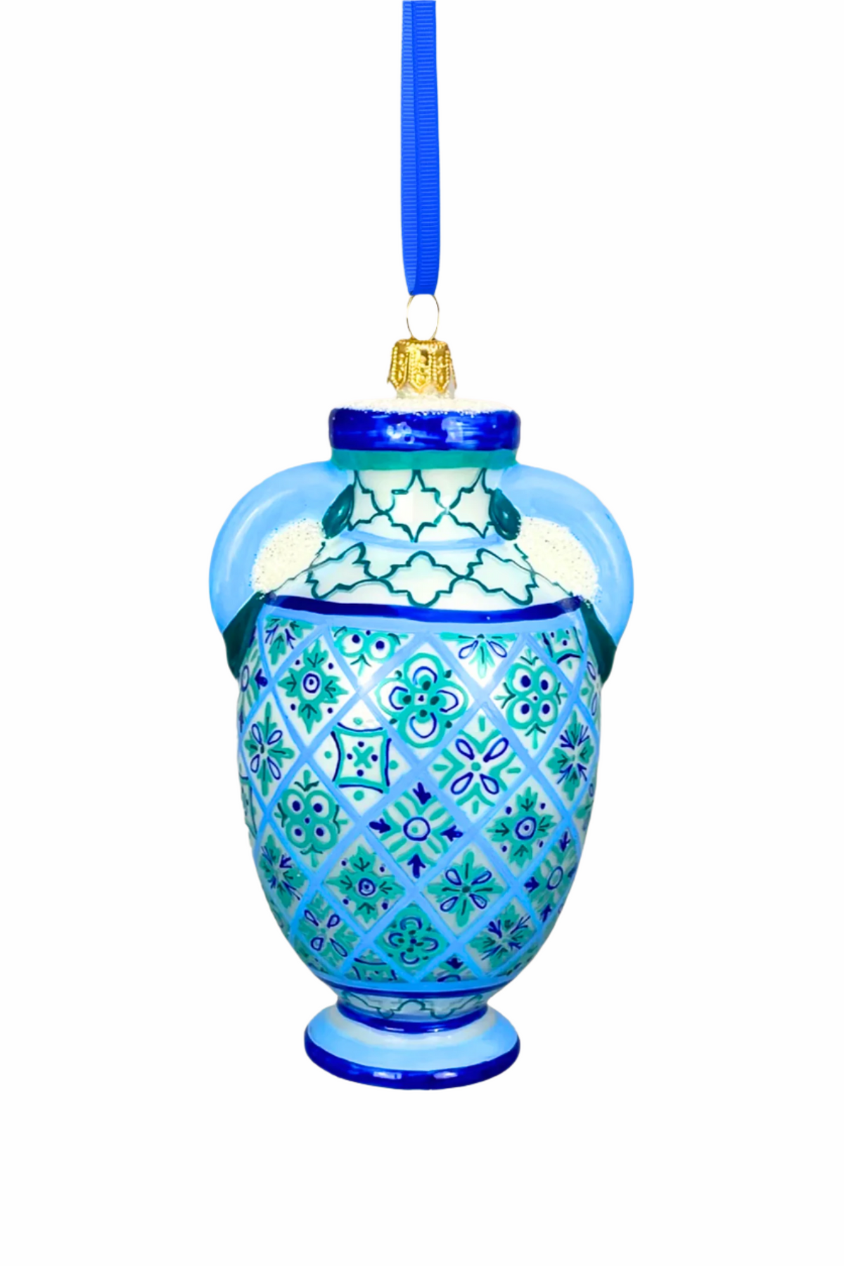 Napoli Vase Polish Glass Ornament