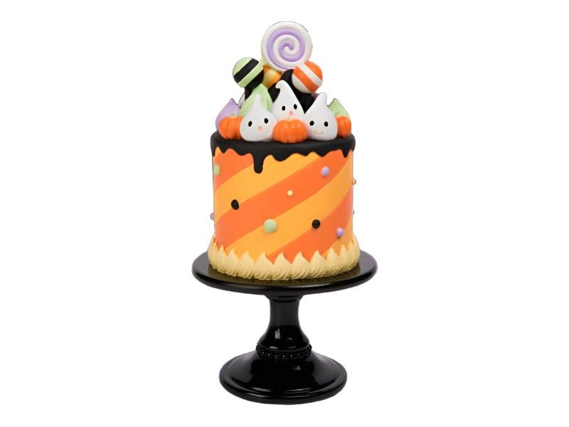 12" Orange Halloween Cake - Holiday Warehouse