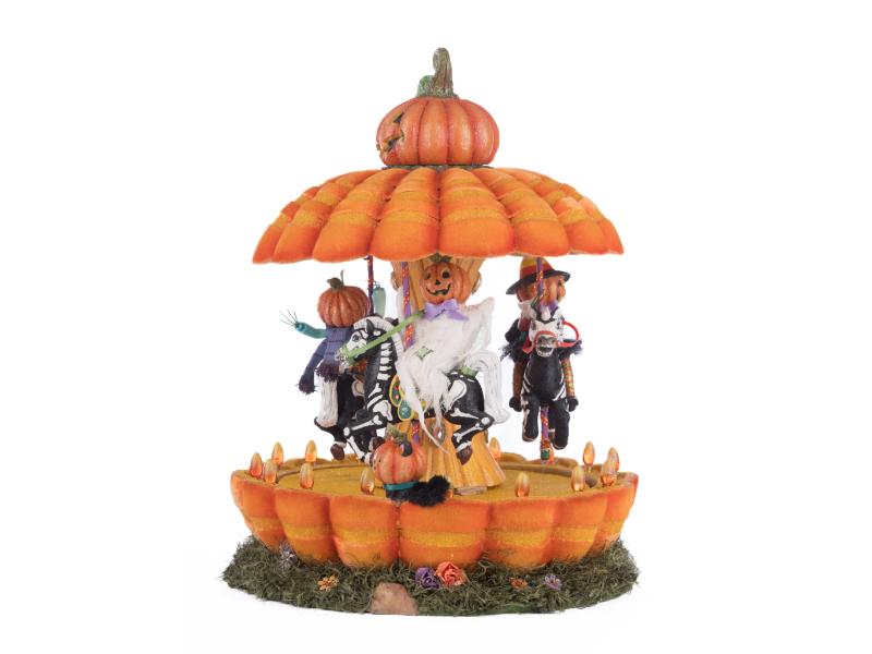 13" Pumpkin Carousel - Holiday Warehouse