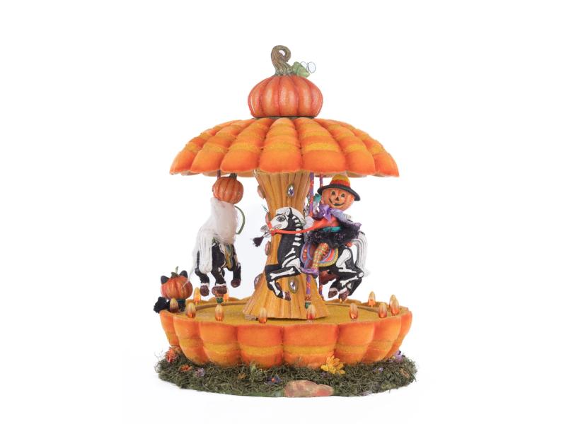 13" Pumpkin Carousel - Holiday Warehouse