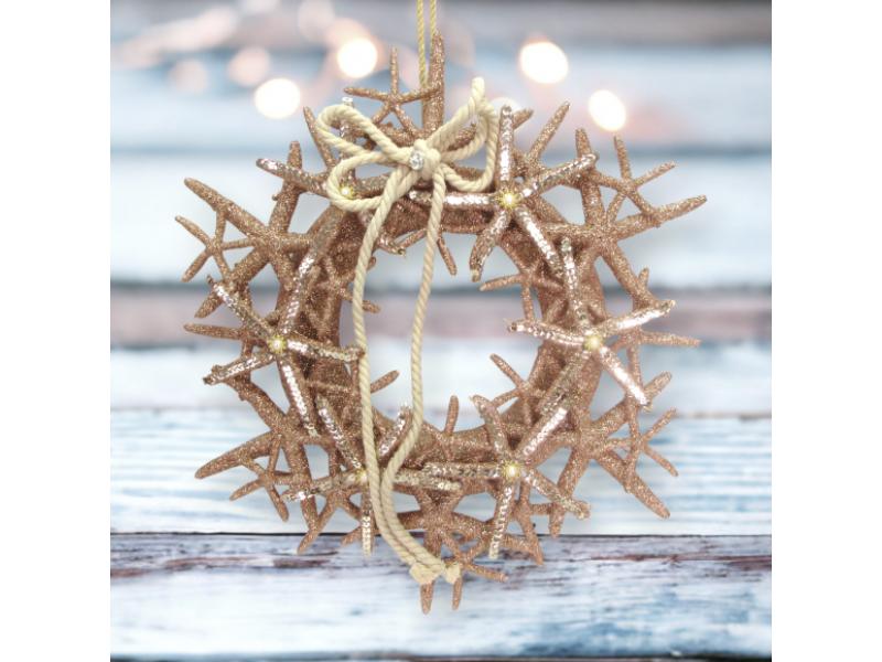 16" Starfish Wreath - Holiday Warehouse
