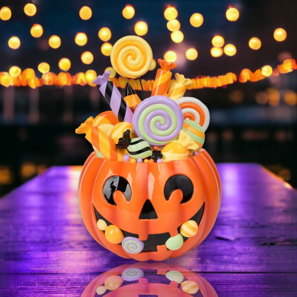 17" Candy Pumpkin - Holiday Warehouse