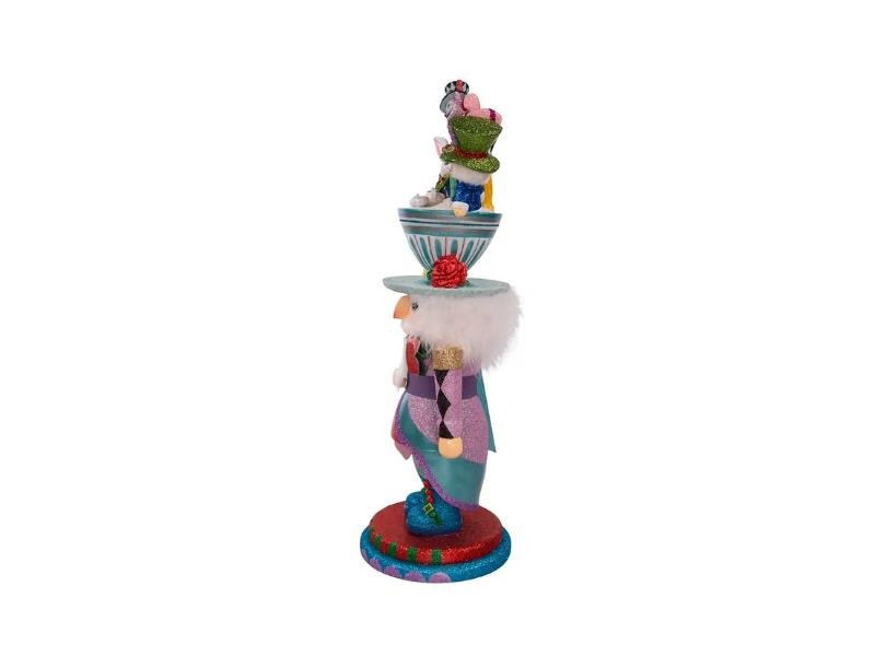 24" Hollywood Nutcrackers™ Alice Teacup Party Hat Nutcracker - Holiday Warehouse