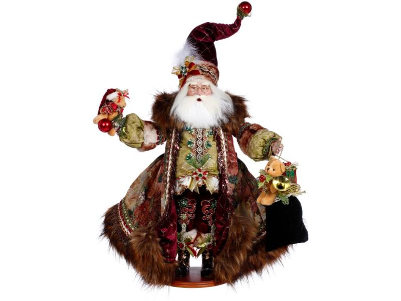 24" Teddy Bear Santa - Holiday Warehouse