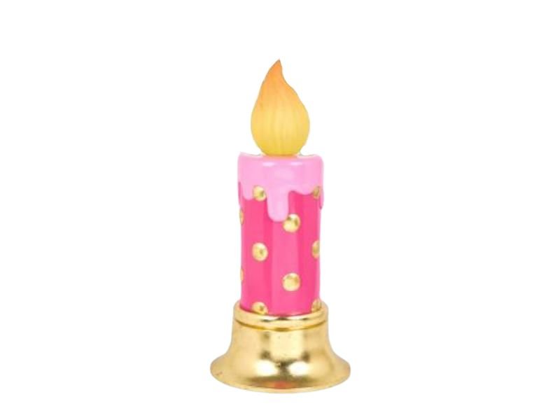 24.5" Pink LED Candle Display - Holiday Warehouse