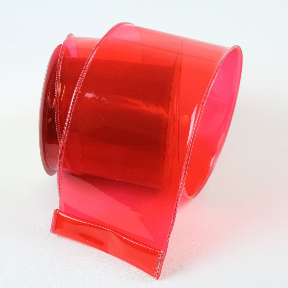 2.5" x 10 yds Red So Mod Ribbon - Holiday Warehouse