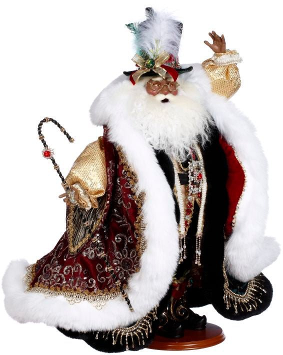 26" African American Santa the Movie Star - Holiday Warehouse