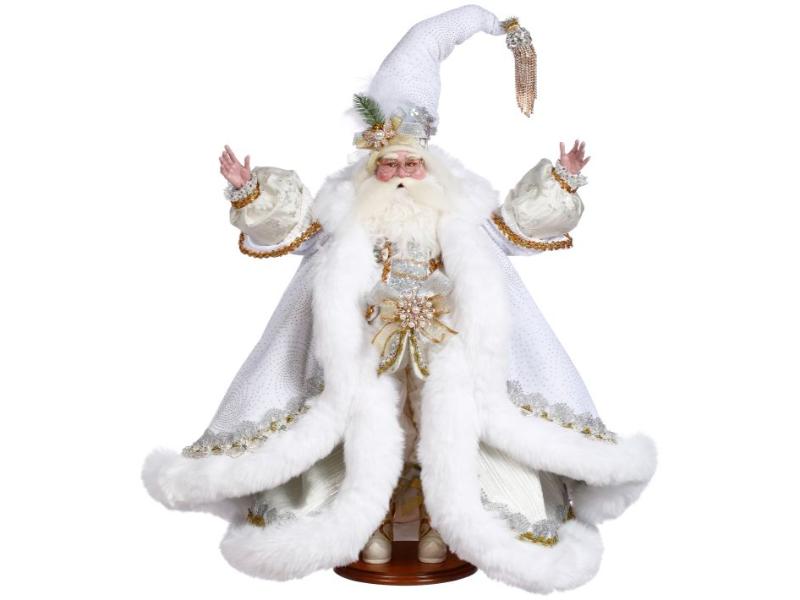 26" Dreaming of White Christmas Santa - Holiday Warehouse