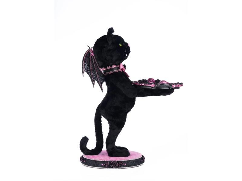 27" Noir Cat-Bat Server - Holiday Warehouse