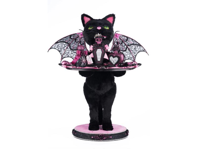 27" Noir Cat-Bat Server - Holiday Warehouse