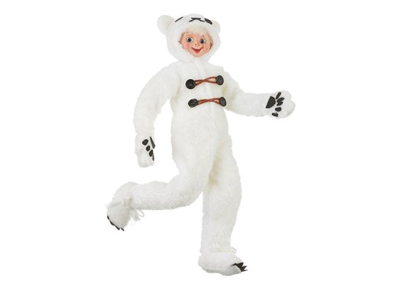 16" Polar Bear Posable Elf