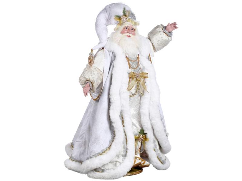 50" Dreaming of White Christmas Santa - Holiday Warehouse