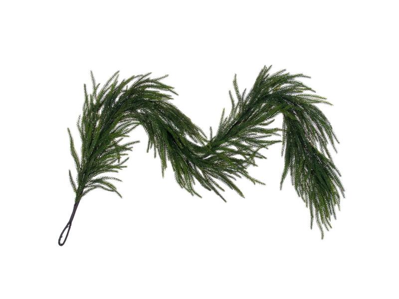 63" Green Norfolk Pine Garland - Holiday Warehouse