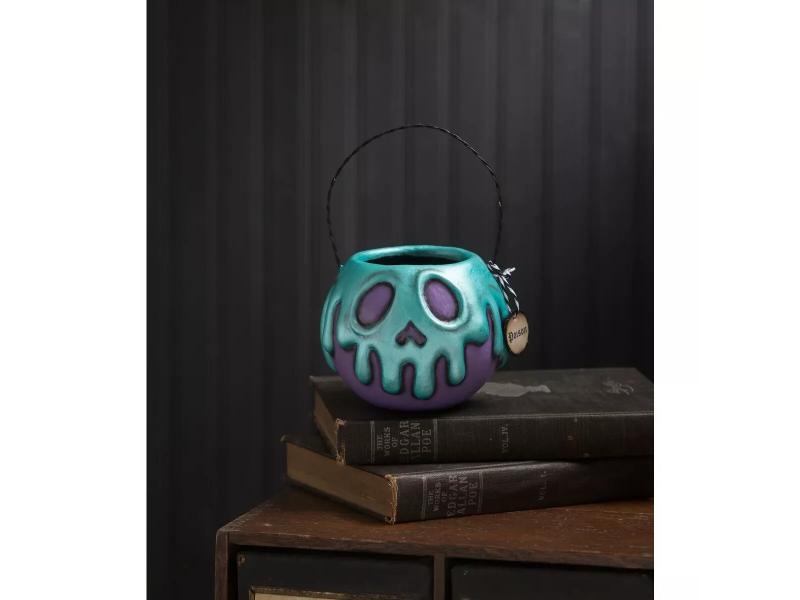 7" Purple Apple With Turquoise Poison Bucket - Holiday Warehouse