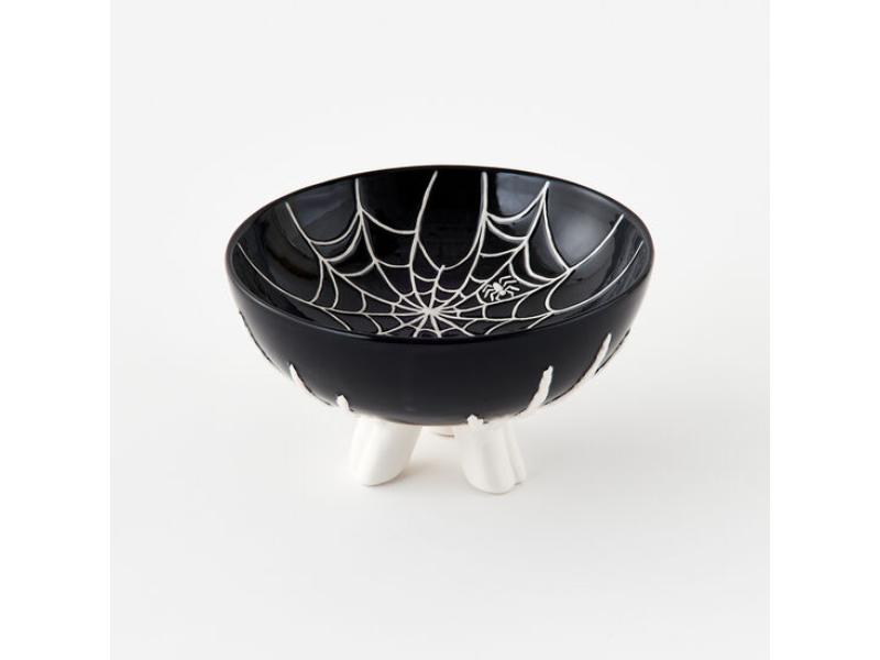 8.25" Spider Web Candy Bowl - Holiday Warehouse