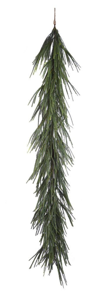 84" Green Japanese Cedar Garland - Holiday Warehouse