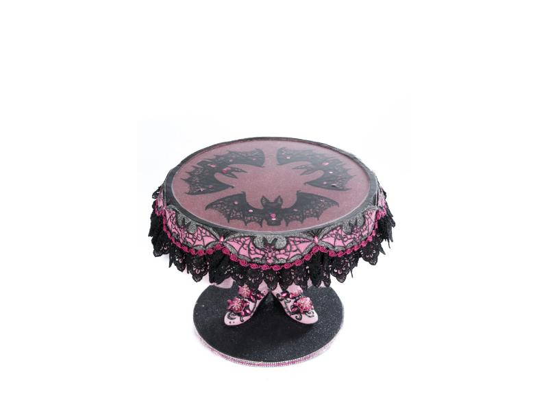 8.5" Witch Boots Cake Plate - Holiday Warehouse