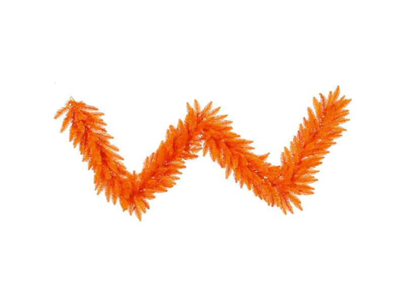 9' Orange Fir Artificial Christmas Garland, Unlit - Holiday Warehouse