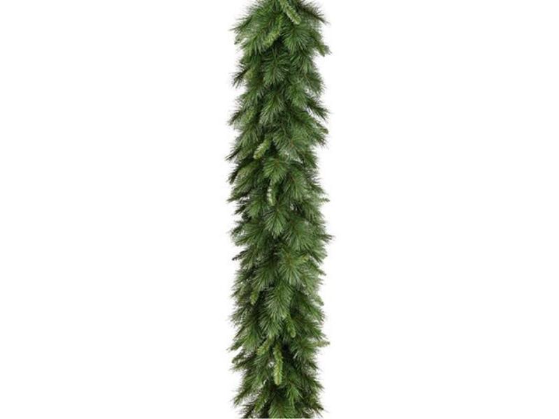 9' x 24" Green Long Needle Mixed Garland - Holiday Warehouse