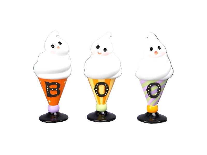 BOO Ghost Desserts 3pc Set - Holiday Warehouse