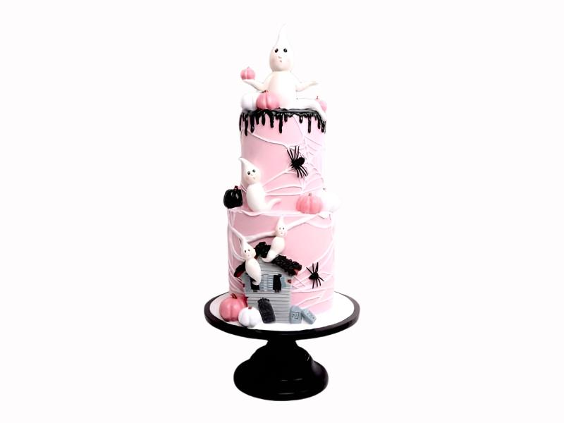 Boo Ville Ghost Cake - Holiday Warehouse