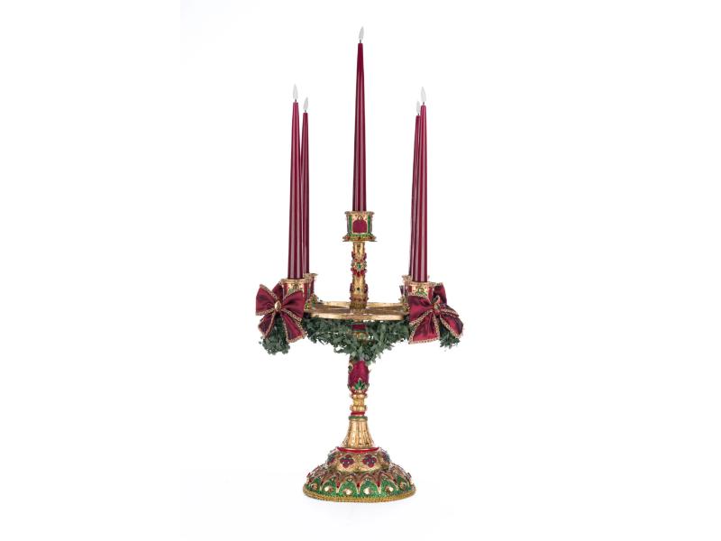 Christmas Castle Candelabra - Holiday Warehouse