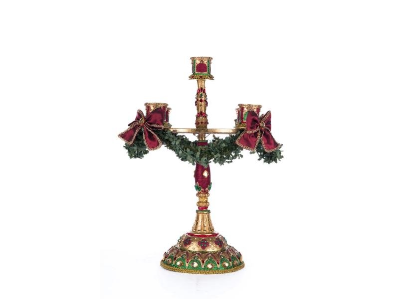 Christmas Castle Candelabra - Holiday Warehouse