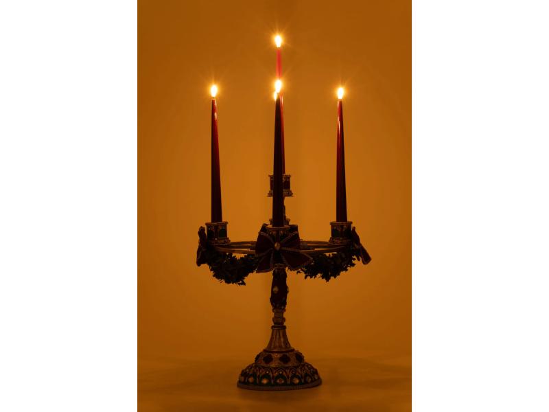 Christmas Castle Candelabra - Holiday Warehouse