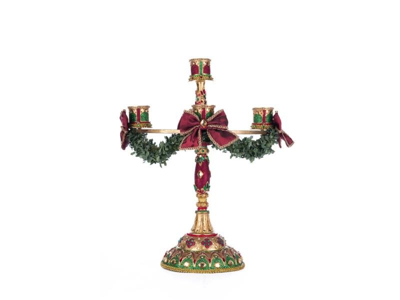 Christmas Castle Candelabra - Holiday Warehouse