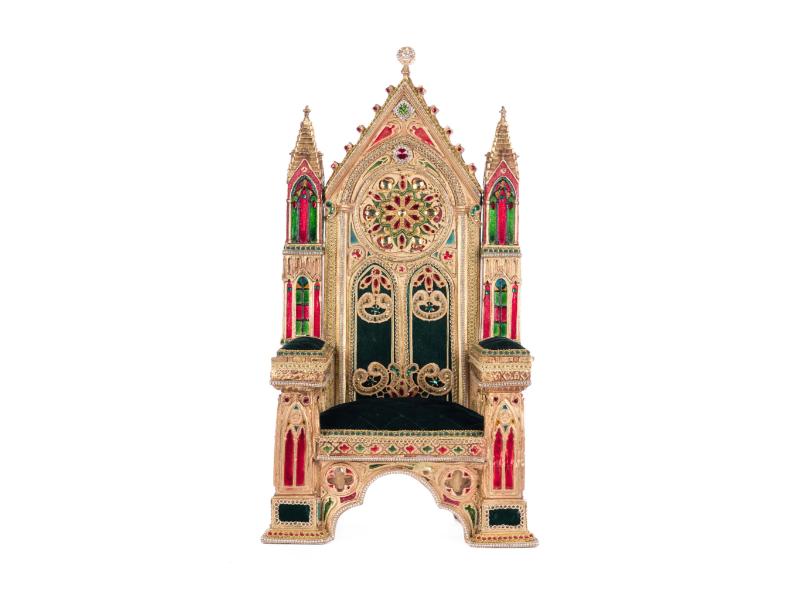 Christmas Castle Santa Chair - Holiday Warehouse