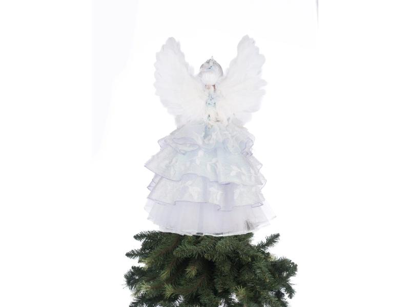 Crystalline Angel Tree Topper - Holiday Warehouse