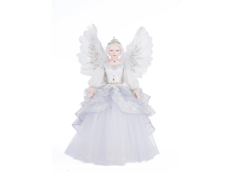 Crystalline Angel Tree Topper - Holiday Warehouse