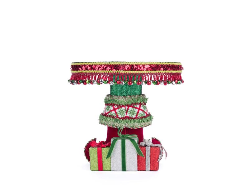 Elf Boots Cake Plate - Holiday Warehouse