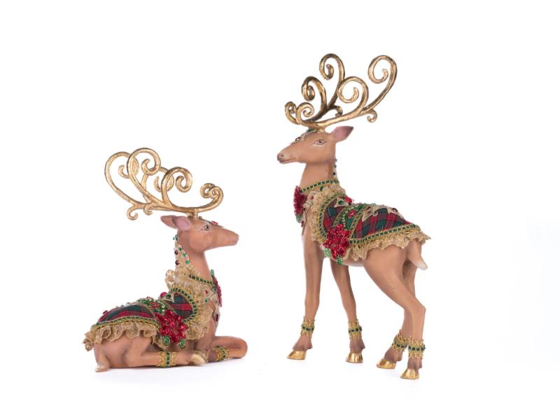 Holiday Magic Deer Set of 2 - Holiday Warehouse