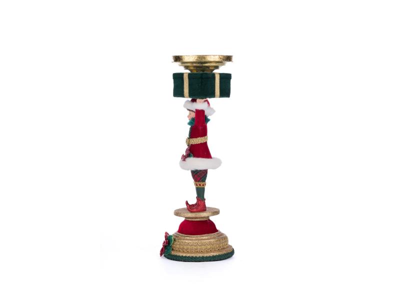 Holiday Magic Elf Candlestick - Holiday Warehouse