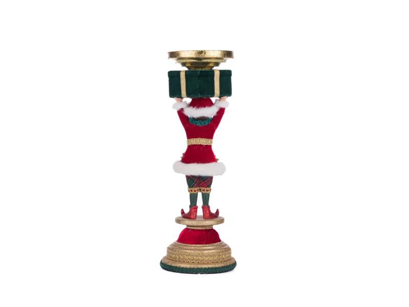 Holiday Magic Elf Candlestick - Holiday Warehouse