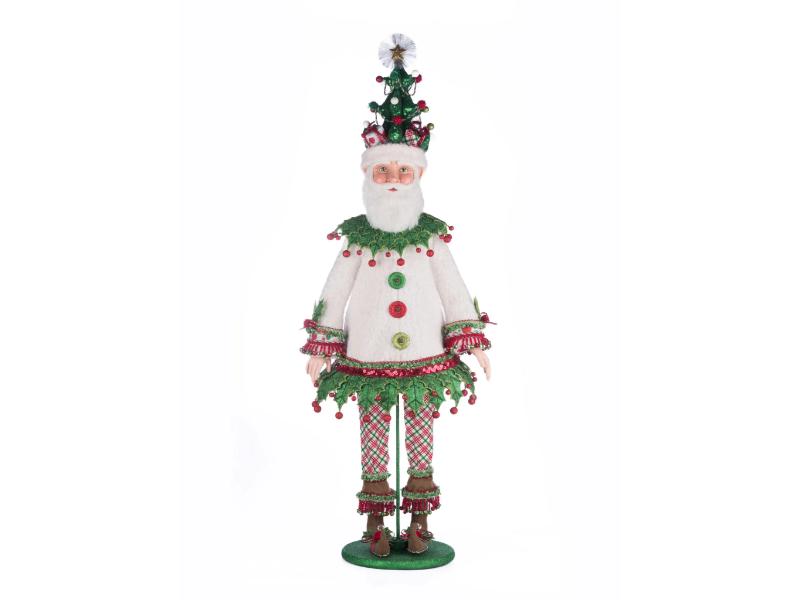 Papa Winterberry Santa Doll - Holiday Warehouse