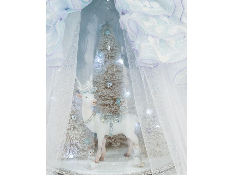 Queen Crystalline Cloche Piece - Holiday Warehouse