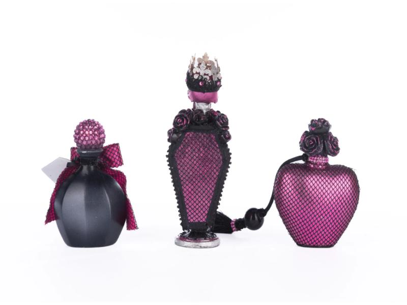 Vanity Potion Bottles Set of 3 - Holiday Warehouse