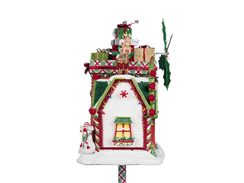 Whimsical Village Mailbox - Holiday Warehouse