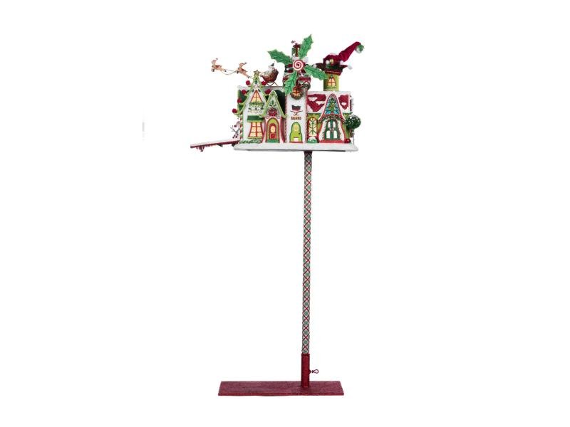 Whimsical Village Mailbox - Holiday Warehouse