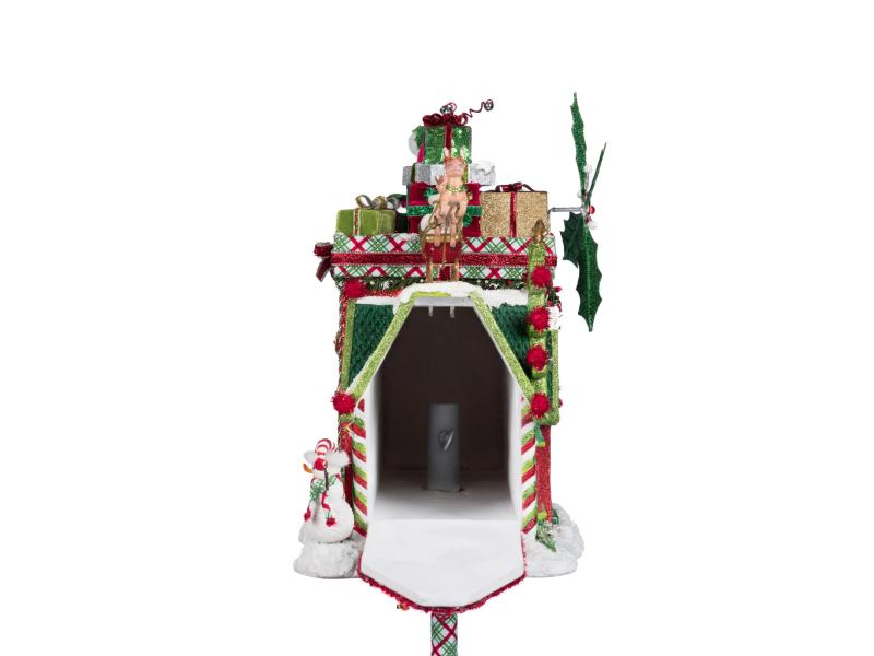 Whimsical Village Mailbox - Holiday Warehouse