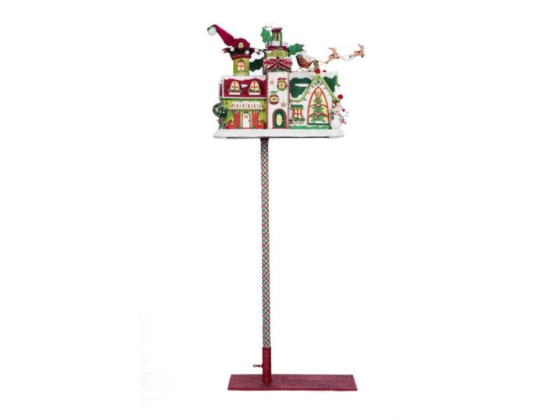 Whimsical Village Mailbox - Holiday Warehouse