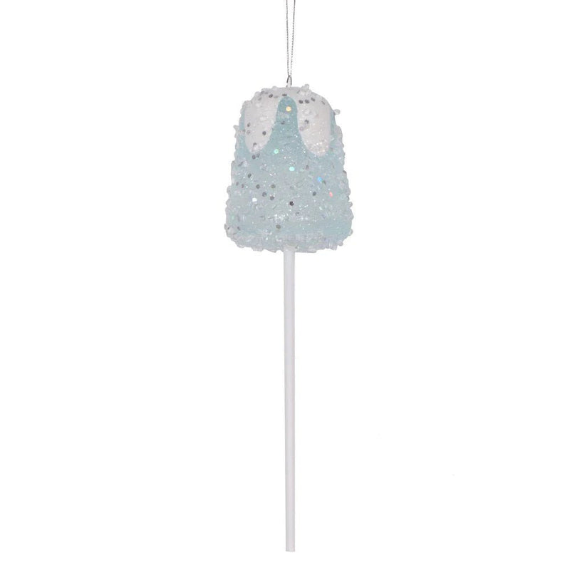 10" Blue Gumdrop Lollipop Ornament 10pc - Holiday Warehouse