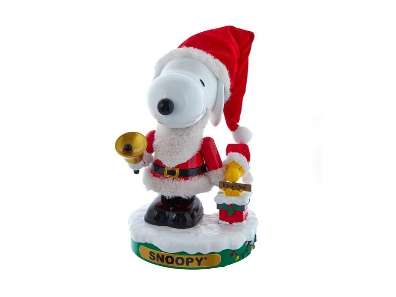 10" Peanuts© Battery Operated Snoopy Musical Nutcracker - Holiday Warehouse